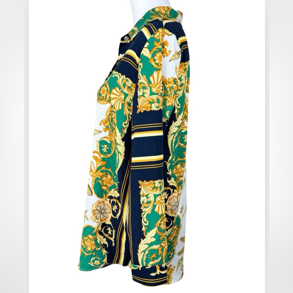 Prettylittlething Nautical Shell Chain Print Over… - image 6